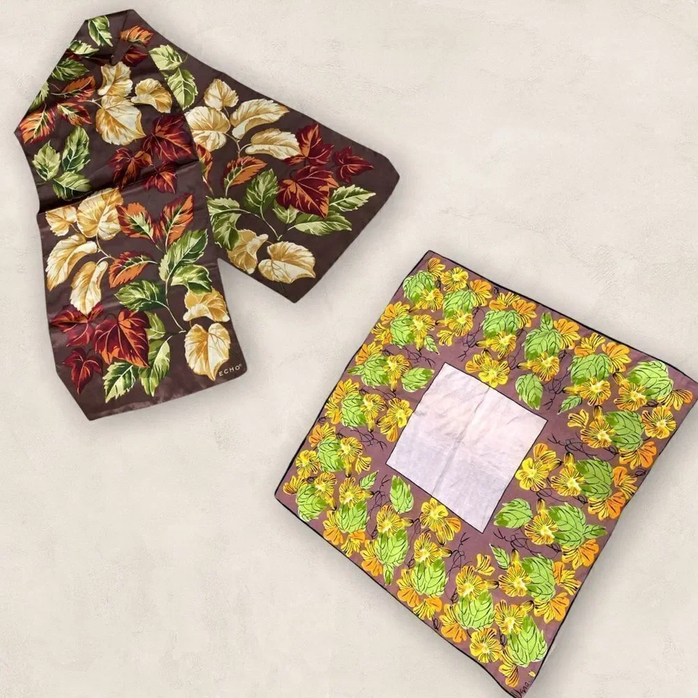 2 Vintage scarves-Vera and Echo!